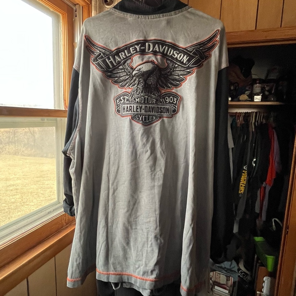 Harley-Davidson Embroidered Eagle Tee